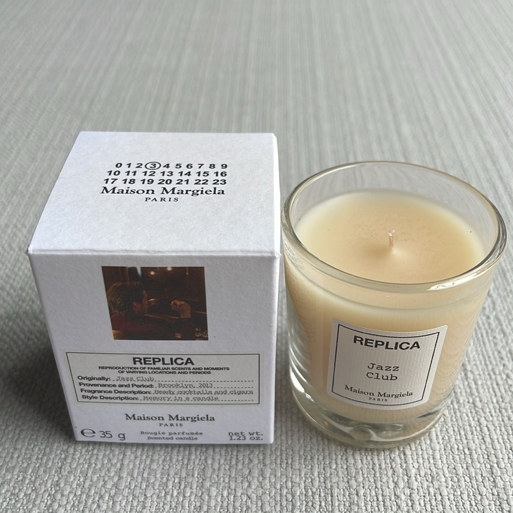 Maison Martin Margiela Replica Jazz Club Scented Candle mini in box